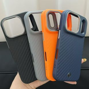 Spigen适用于苹果iphone17pro max凯夫拉手机壳16Pro保护套碳纤维防摔芳纶纤维magsafe磁吸保护套轻薄enzo