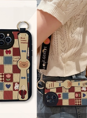 卡通小羊皮适用苹果13promax手机壳iphone12pm新款ihpnoexs网红pmax男11女iphon14iphnoe6ipone7潮8