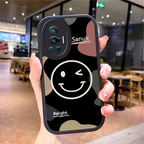 小羊皮笑脸vivox80pro手机壳viv0x70pr0新款vivix60p女vovix50套viovx27曲面屏vlvox23曲屏版ⅴivox新品vox30