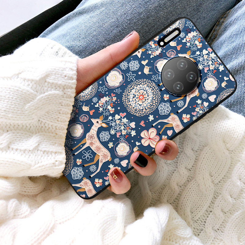 立体浮雕华为mate30pro手机壳mete20por潮mate40p十女m40e全包20x5g版限量m30e防摔mt30epro新款mater保护套