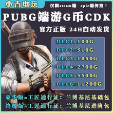 PUBGG币绝地求生G币金币吃鸡gb游戏币皮肤点卷官方充值兑换码CDK