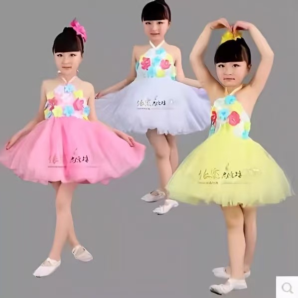 六一儿童演出服合唱幼儿园蓬蓬蓬蓬裙表演纱裙女童舞蹈公主小学生