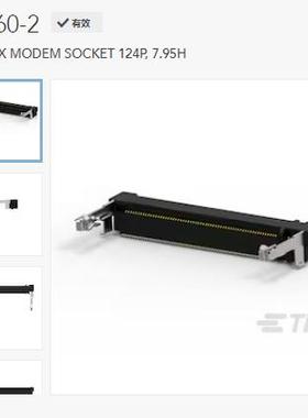 440360-2 TE 内部产品 .8MM FAX MODEM SOCKET 124P, 7.95H 期货