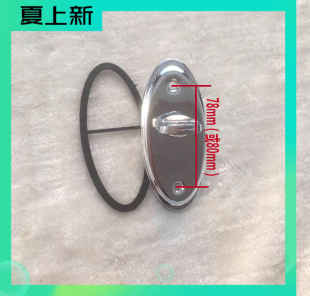 侧锁 门中门小锁 防盗门通风小门锁小面板 五金 保险边锁 锁钮