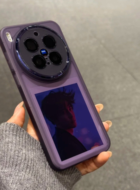 ins超火简约高级感暗紫色适用华为Mate80ProMax手机壳70Air自带镜头膜60Pro+软硅胶50全包防摔40/30超薄男女