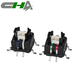 昭华6*6带灯轻触开关RGB全彩带灯开关厂家销售