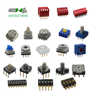 昭华微小型旋转波段开关4档5/6/7/8位选择调档转换多档位旋钮开关