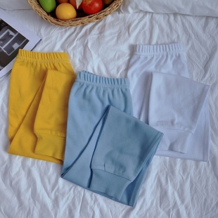 棉秋裤 睡裤 儿童打底裤 纯棉男中童长裤 女童春秋冬保暖裤 260克童装