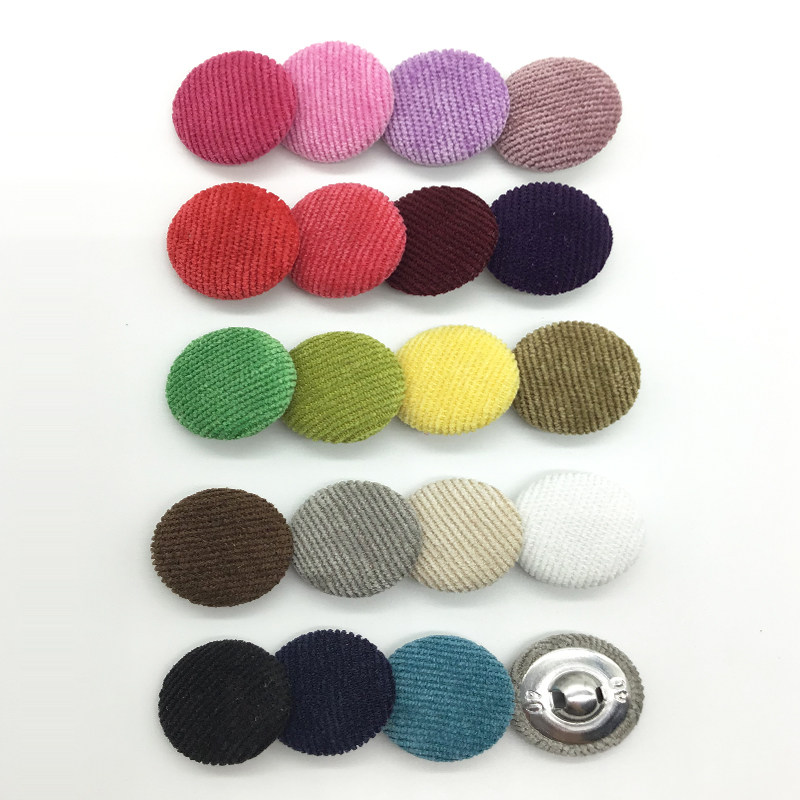 普通扣子细灯芯绒布扣子 秋冬男女儿童常服外套黑色白色包布纽扣,居家布艺,纽扣,淘宝优惠券,粉丝福利购,淘宝优惠卷