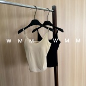 WMM皮肤衣美背吊带背心女内搭免穿文胸一体无钢圈百搭新款 舒适