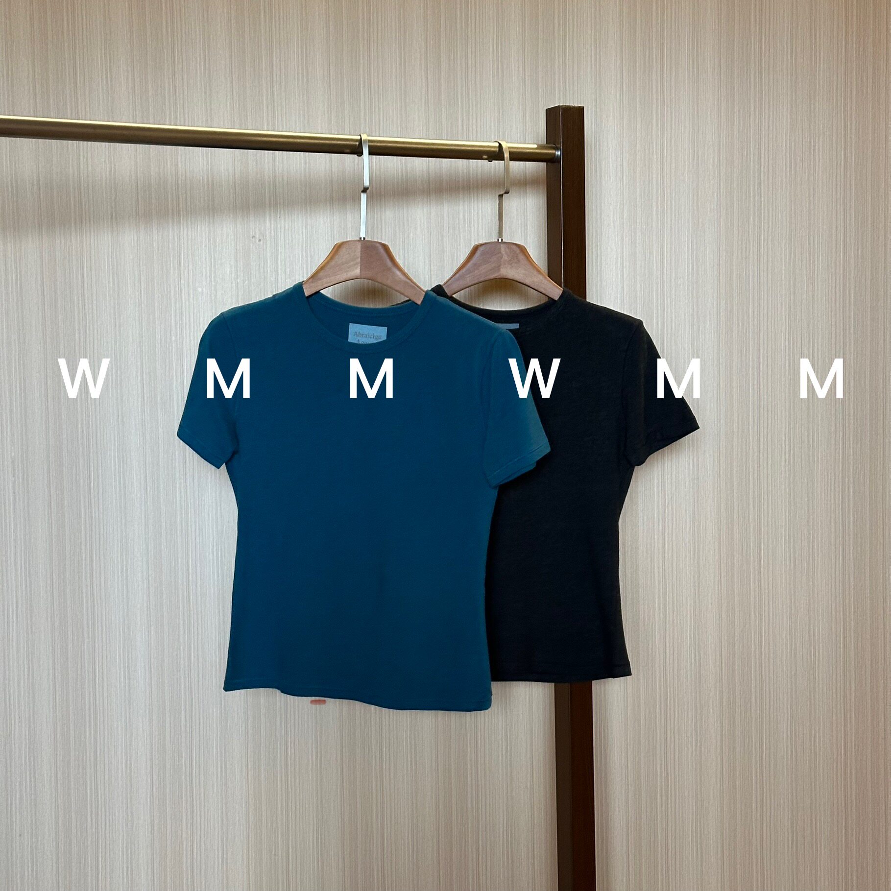 WMM正肩圆领修身短袖T恤女新款休闲百搭韩版时尚气质舒适上衣韩版