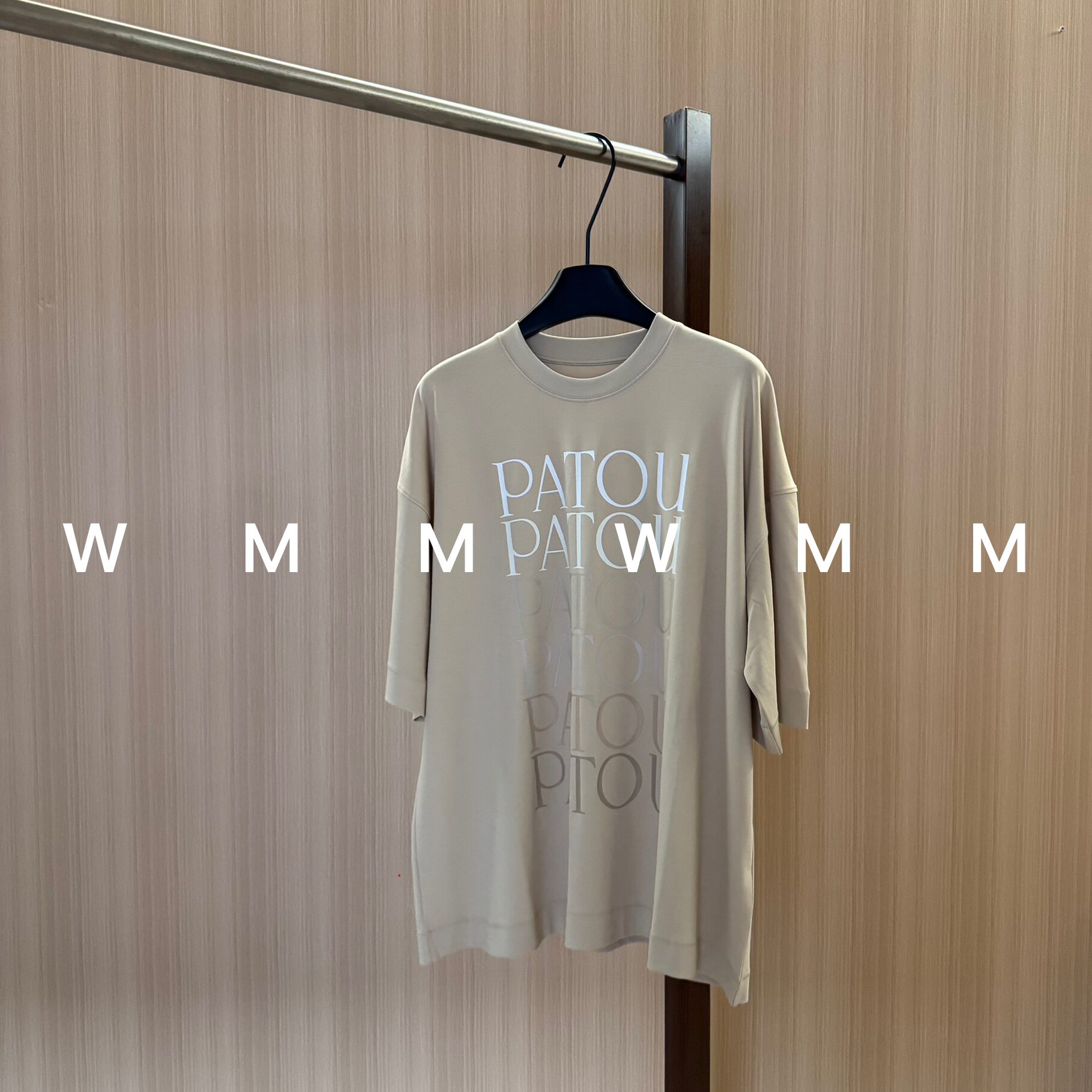 WMM奶油字母短袖T恤女新款休闲百搭韩版时尚气质舒适显瘦上衣