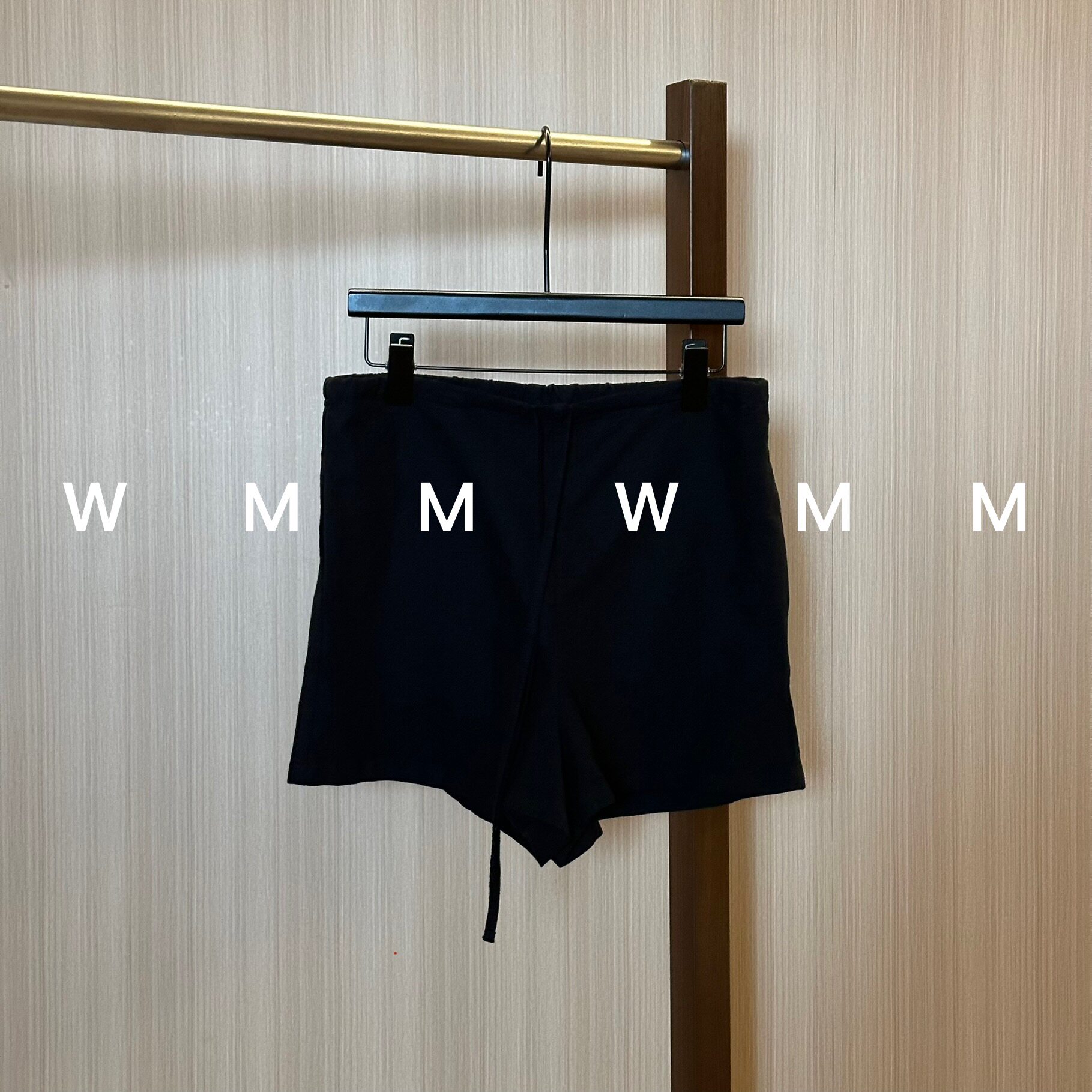 WMM夏季休闲抽绳短裤宽松女新款百搭舒适显瘦阔腿裤气质韩版短裤