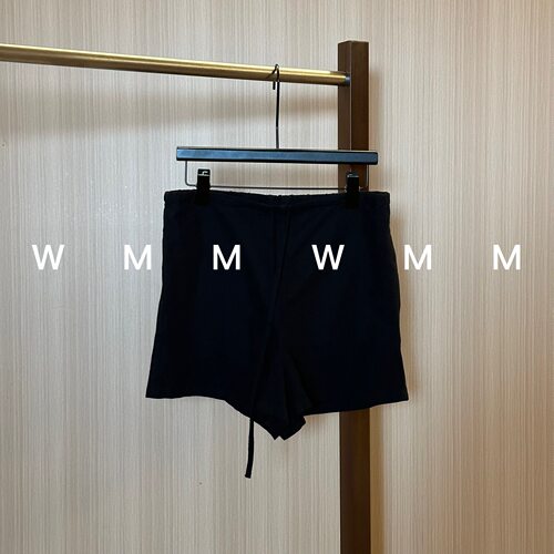 WMM夏季休闲抽绳短裤宽松女新款百搭舒适显瘦阔腿裤气质韩版短裤