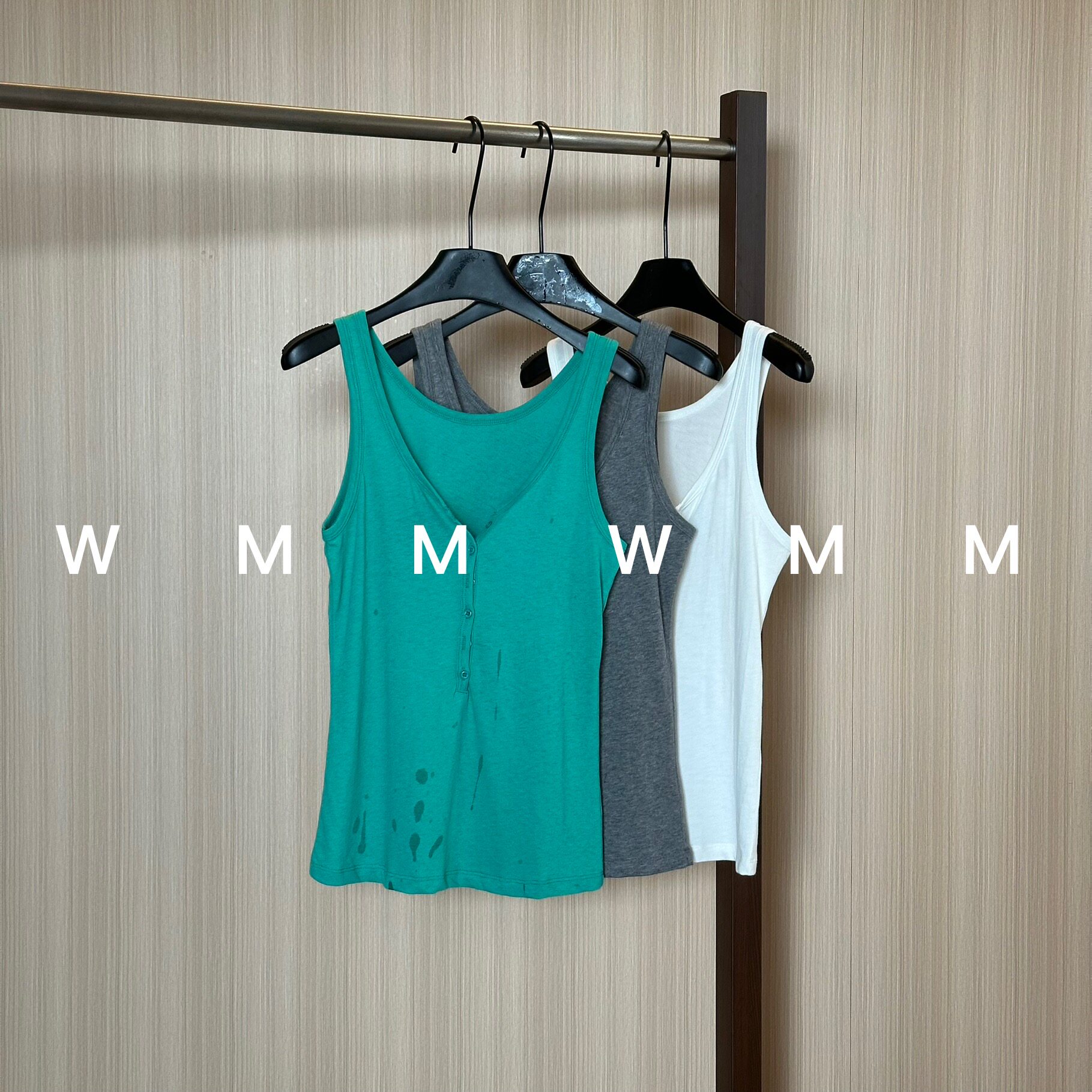 WMM韩系辣妹风吊带背心女内搭修身显瘦宽肩带遮副乳防走光外穿