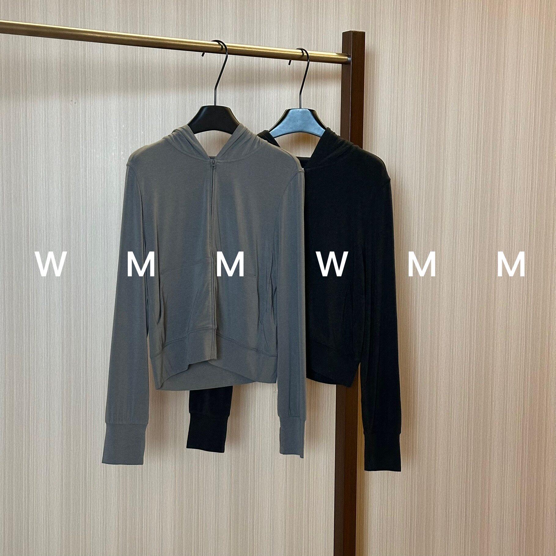 WMM连帽卫衣女美式松弛慵懒风宽松显瘦连帽拉链卫衣开衫舒适软糯