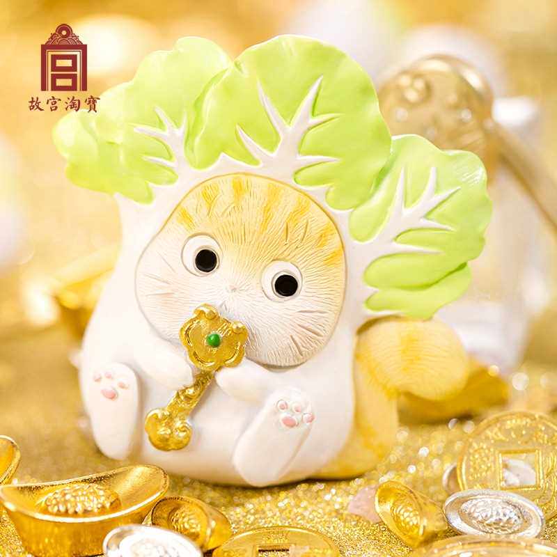 故宫淘宝文创美食与猫3d立体创意卡通可爱冰箱贴磁贴个性创意礼物