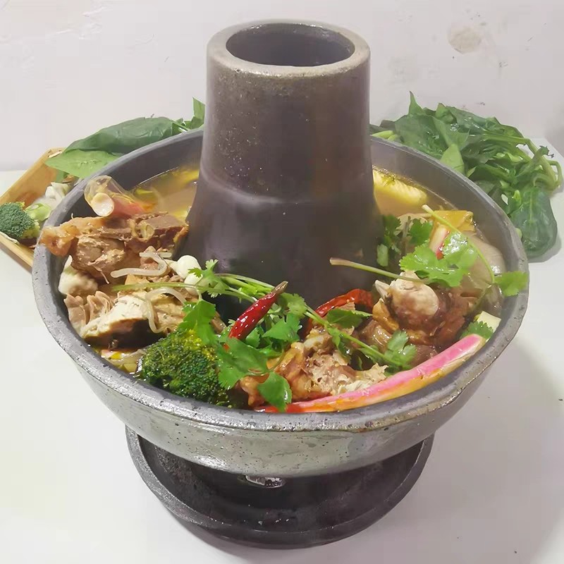 安口手工砂瓷木炭砂锅传统汤锅炖锅暖锅砂锅 一体式暖锅高端大号,厨房/烹饪用具,炖锅/炖煲/汤煲,淘宝优惠券,粉丝福利购,淘宝优惠卷