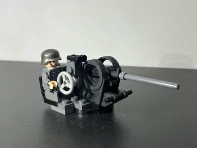 Flak38高射炮 3D打印 积木武器配件 满35包邮
