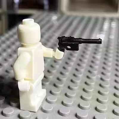 毛瑟C96手枪 3D打印 积木武器配件