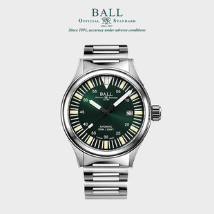 夜行列车NM2188C 精英系列 BALL 绿色盘面 GR1 40mm S21 波尔表