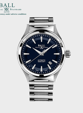 波尔表(BALL)精英系列-凯旋者 NM2098C-S4J-SL 40mm 银黑蓝盘