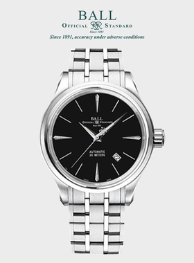波尔表(BALL)铁路传承系列-904L列车传奇NM9080D-SJ-BK 40mm黑色