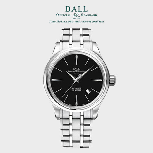 波尔表(BALL)铁路传承系列-904L列车传奇NM9080D-SJ-BK 40mm黑色