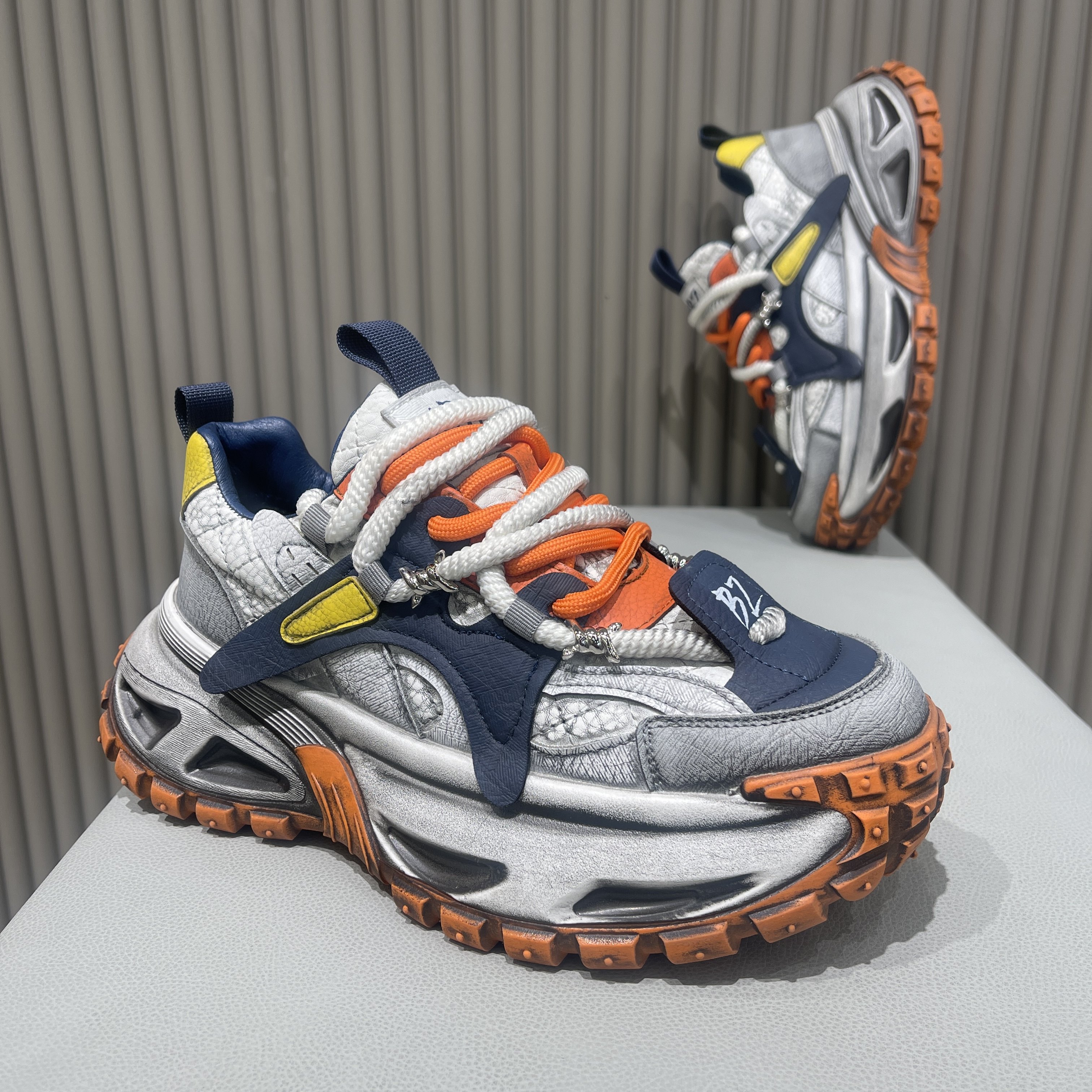 男鞋美式复古做旧轻便增高软底老爹鞋2025冬季加绒保暖休闲运动鞋,流行男鞋,老爹鞋,淘宝优惠券,粉丝福利购,淘宝优惠卷