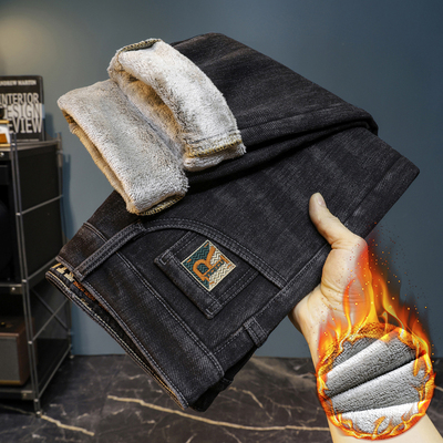 男士牛仔裤弹力修身小直筒