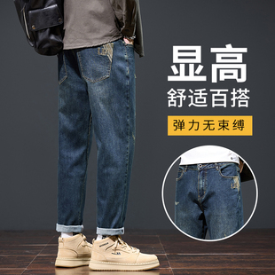 广州新塘2026春季新款爆款厚款男款裤子耐磨小直筒潮流长裤子