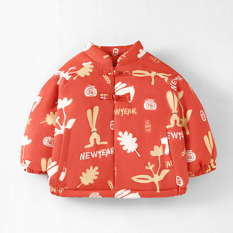 宝宝外套冬款儿童棉服女童红色新年拜年服婴儿过年冬装夹棉小童男,童装/婴儿装/亲子装,普通外套,淘宝优惠券,粉丝福利购,淘宝优惠卷