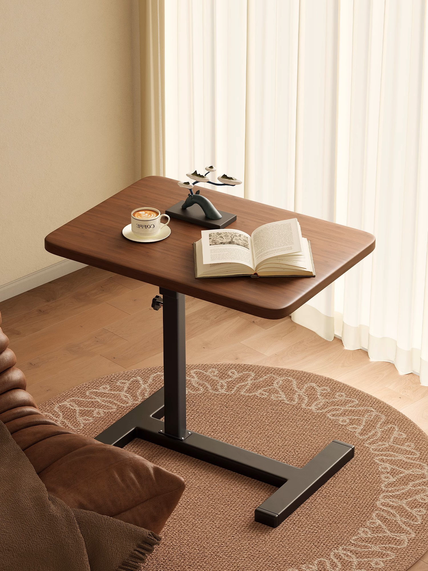 沙发边几可移动升降床边桌客厅家用简约阳台小茶几卧室折叠置物架