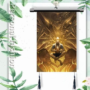 全职猎人 奇犽西索库洛洛伊路米周边挂画海报房间壁画挂轴挂图