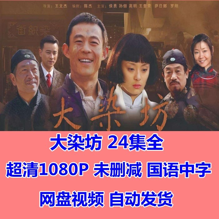 大染坊电视剧 24集全集超高清1080p网盘在线观看云盘自动发货下载