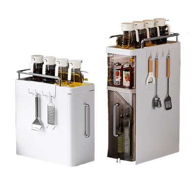 Storage rack, kitchen seasoning pull-out seasoning bottle, d