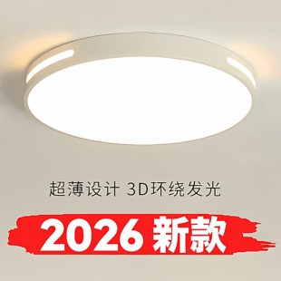 2026年新款LED吸顶灯客厅灯房间卧室灯现代简约阳台过道家用灯具