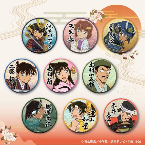 正版柯南古早吧唧大阪城战国徽章灰原哀和服新一怪盗基德动漫周边