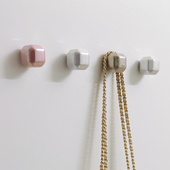 新款 法式 钻石衣柜外侧面挂钩柜门柜子旁边衣服单钩免打孔无痕粘贴