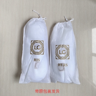 澳门伦敦人名汇套房酒店 珊瑚绒面 橡胶底室内拖鞋 男士女士 白色