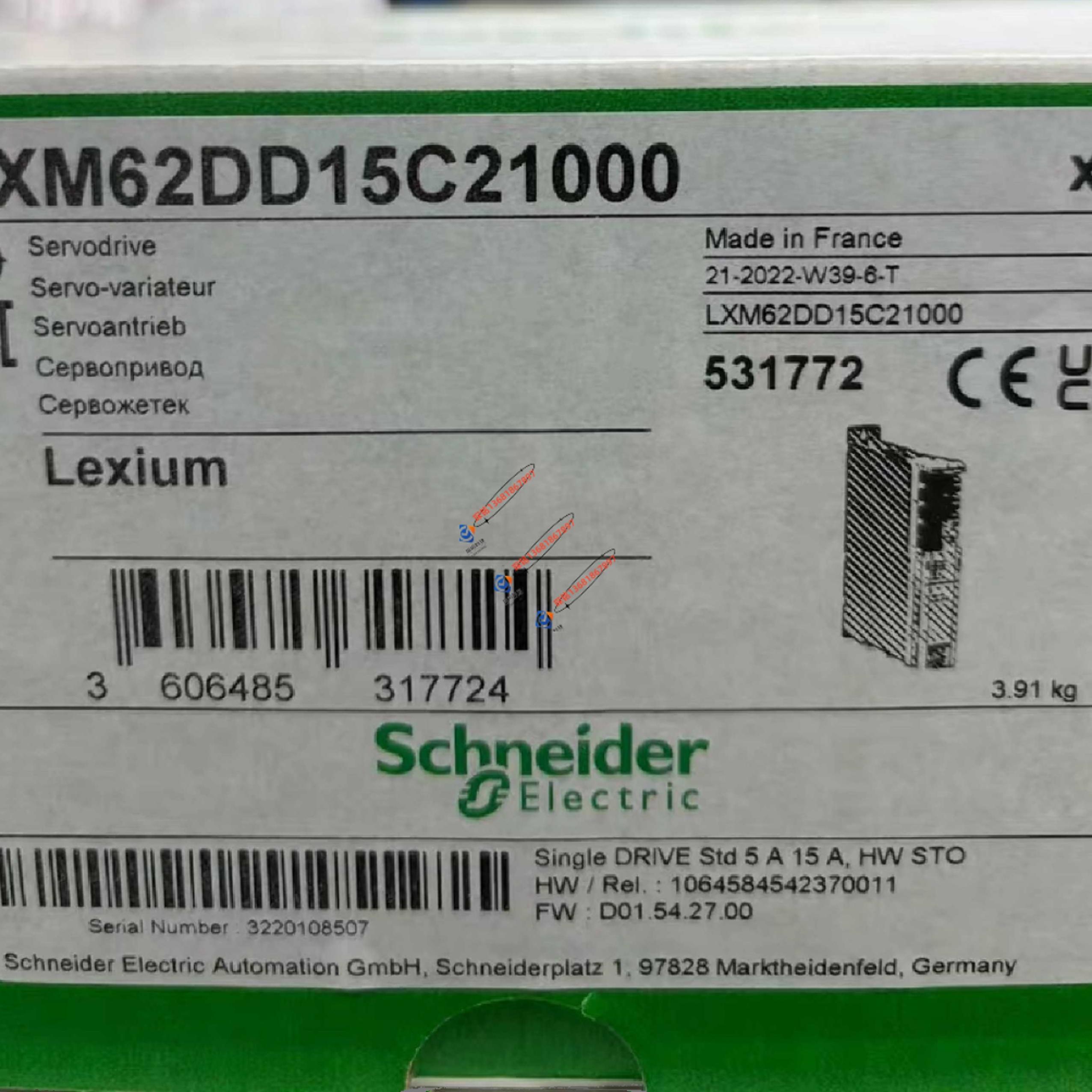 LXM62DD15C21000施耐德伺服驱动