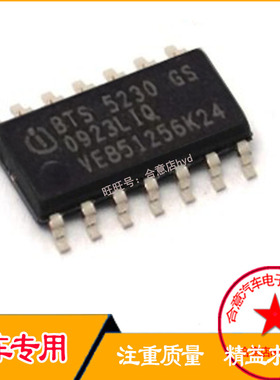 BTS5230GS 贴片14脚位 汽车电脑板芯片 原装进口