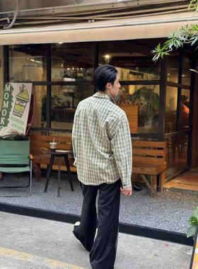 Yoki Satisfaction 23FW Spoil checked shirts格子衬衫