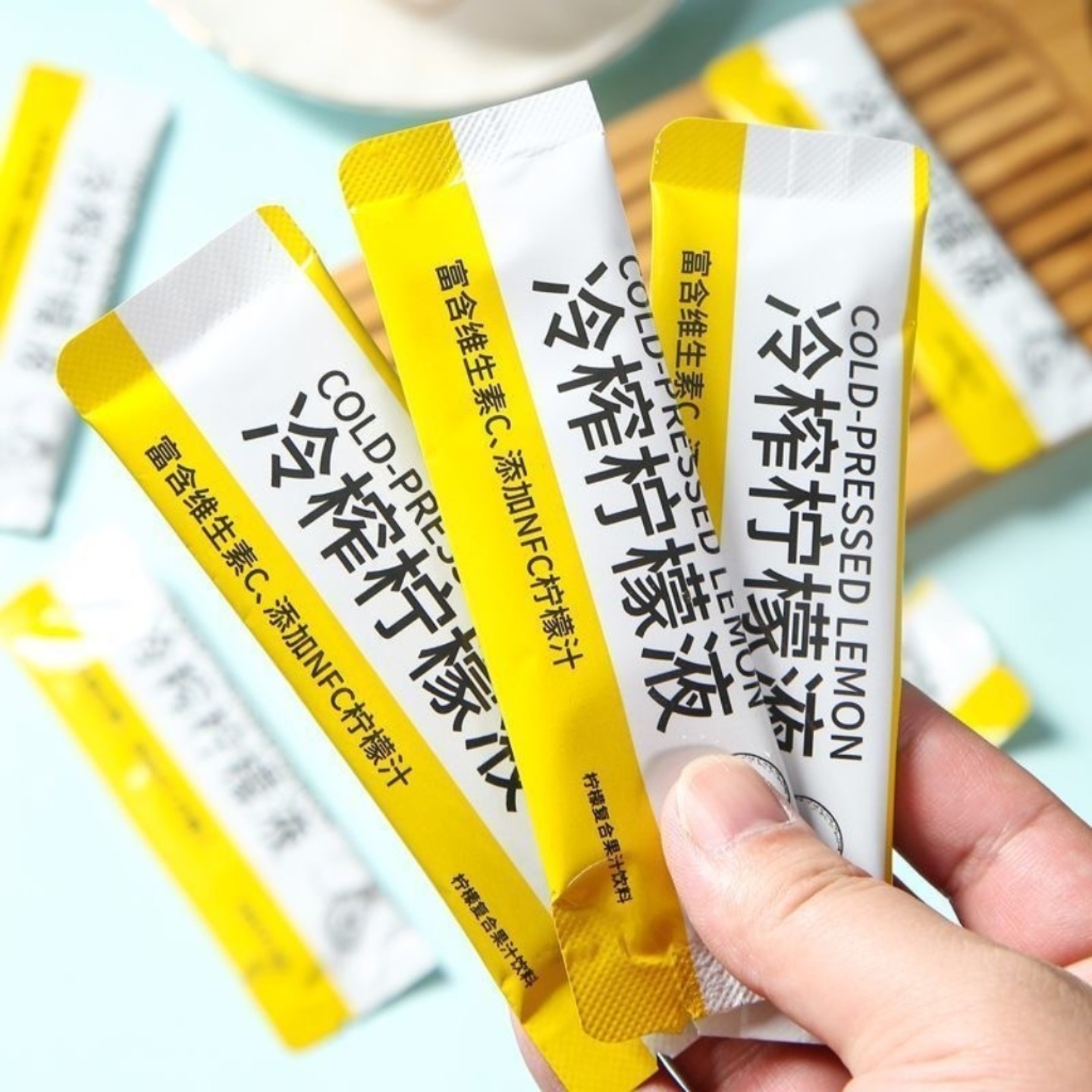 冷榨柠檬液正品旗舰店NFC浓缩汁柠檬原液0脂补充维生素水果茶冲饮