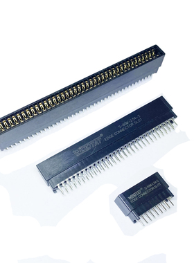 总线插座NDK/TAT野口总线插槽PCB座金手指插座无耳S-24M-2.54-5