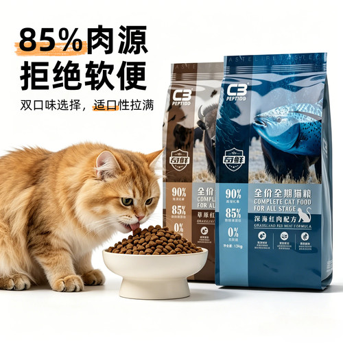 C3奇鲜猫粮无谷低敏全价全期猫粮