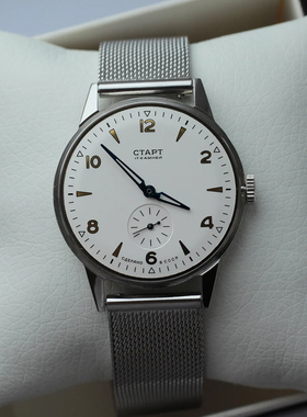 欧美复古手动机械男表小表盘简约小三针收藏苏联老表苏联USSR祖国