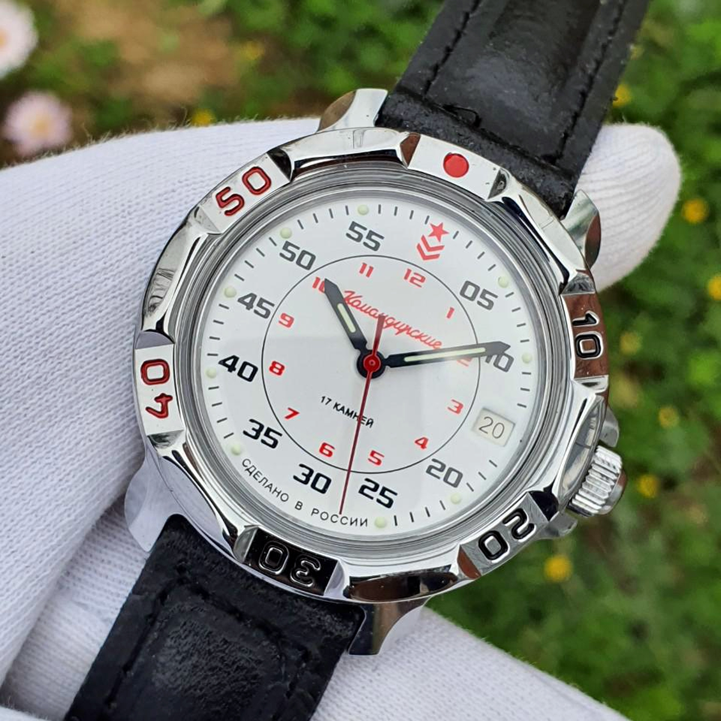 俄罗斯军表指挥官复古男防水机械