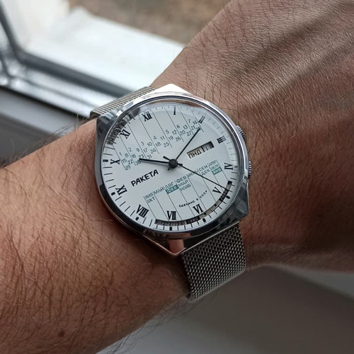 苏联库存老表火箭手动机械手表