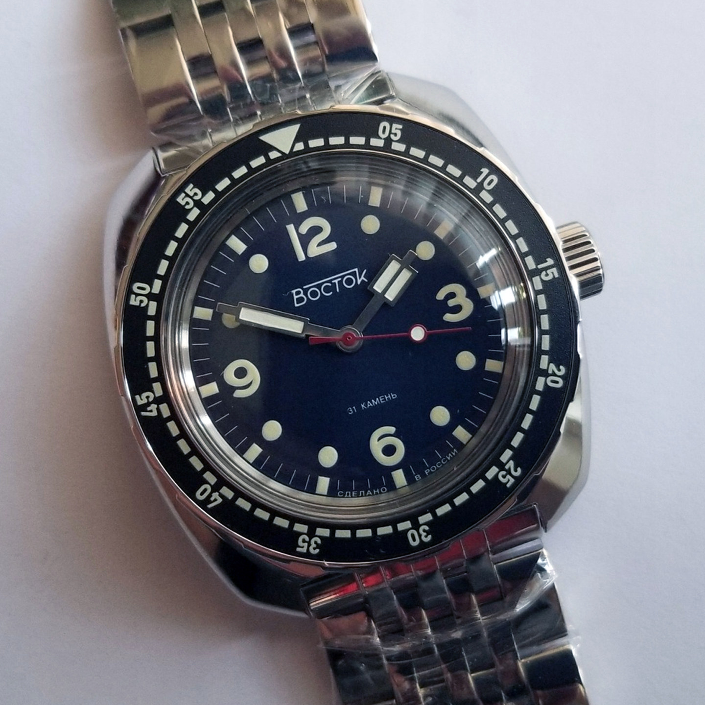 原装进口全自动机械防震军表男士